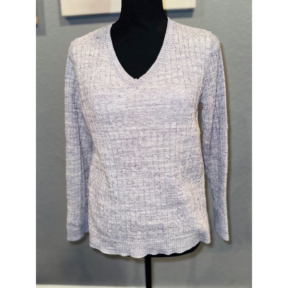 Croft & Barrow Women's Sweater, Sz M, Gray - Picture 2 of 4